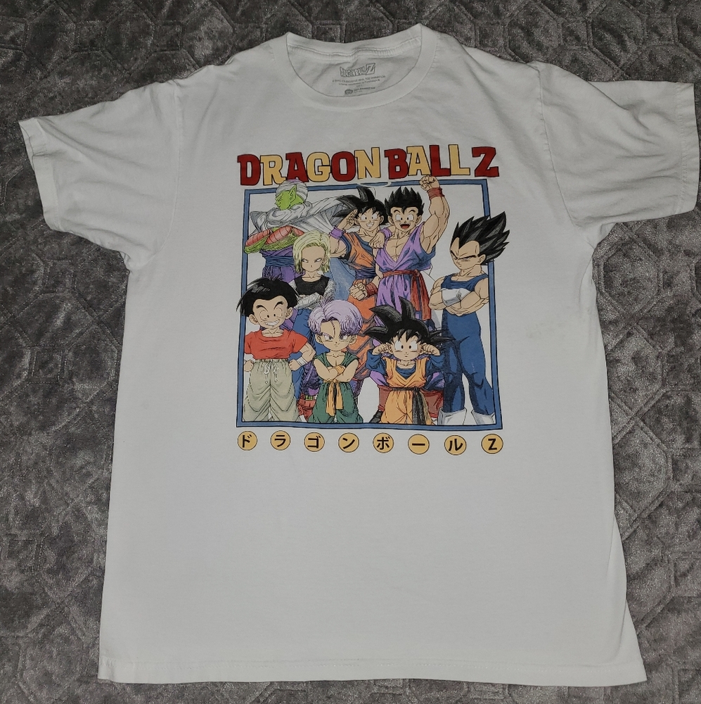 Dragon Ball Z Characters Shirt - Size Medium - DBZ - Anime - Goku - Vegeta